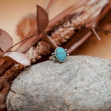 Ellipsis Ring in Egyptian Turquoise (Size 7)