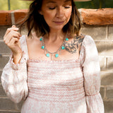 Charm Necklace in Tyrone Turquoise