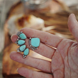 *LEFT SIDE* Ear Cuff + Stud Combo in Campitos Turquoise