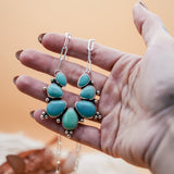 Statement Necklace in Kingman Turquoise