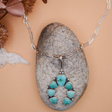 Statement Pendant in Kingman and Sonoran Mountain Turquoise