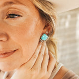 *LEFT SIDE* Ear Cuff + Stud Combo in Campitos Turquoise