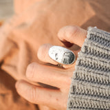 White Buffalo Ring (Size 5.5)