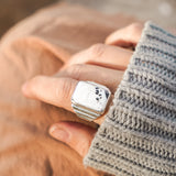 Ventana Ring in White Buffalo (Size 9)