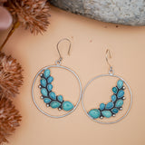 Earrings in Kingman Turquoise