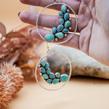 Earrings in Kingman Turquoise