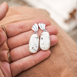 White Buffalo Earrings