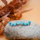 Ear Crawlers in Egyptian & Kingman Turquoise