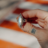 Rainbow Moonstone Ring (Size 8.75)