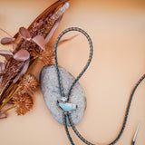 Bolo in Sandhill Turquoise with Cork Leather Tie