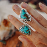 Kingman Turquoise Ring (Size 8.25)