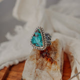 Kingman Turquoise Ring (Size 8.25)