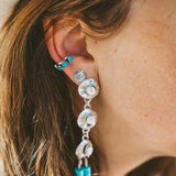 Ear Cuff in Hubei Turquoise (Made to Order)