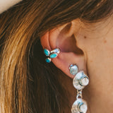 Ear Cuff in Hubei Turquoise (Made to Order)