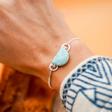 The Out West Adjustable Bracelet in Sandhill Turquoise