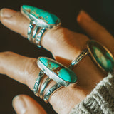 Ring in Royston Turquoise (Size 6.25)