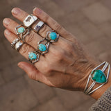 Wild Heart Stacker Ring in Sonoran Mtn Turquoise (Size 8)