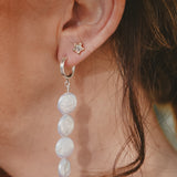 Mother of Pearl Earrings and Ear Cuff