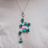 Sonoran Snake Statement Necklace in Egyptian & Kingman Turquoise