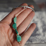 Handchain with Turquoise Beads