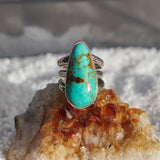 Ring in Royston Turquoise (Size 8.5)