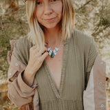 White Buffalo Statement Necklace