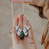 White Buffalo Statement Necklace