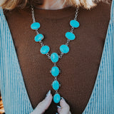 Statement Necklace in Campitos Turquoise