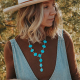 Statement Necklace in Campitos Turquoise