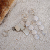 Mother of Pearl Earrings and Ear Cuff