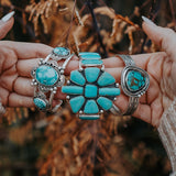 Statement Cuff in Campitos Turquoise