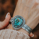 Statement Cuff in Turquoise