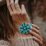 Statement Cuff in Campitos Turquoise