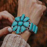 Statement Cuff in Campitos Turquoise