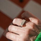 The Terra Firma Signet Ring (Made to Order in your size)