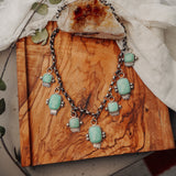 Charm Necklace in Variscite