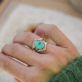 Wild Heart Stacker Ring in Sonoran Mtn Turquoise (Size 7.5)