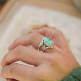 Wild Heart Stacker Ring in Sonoran Mtn Turquoise (Size 7.5)