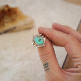 Wild Heart Stacker Ring in Sonoran Mtn Turquoise (Size 7.5)