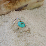 Wild Heart Stacker Ring in Sonoran Mtn Turquoise (Size 7.5)