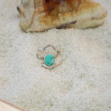 Wild Heart Stacker Ring in Sonoran Mtn Turquoise (Size 8)