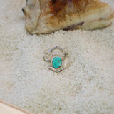 Wild Heart Stacker Ring in Sonoran Mtn Turquoise (Size 8)