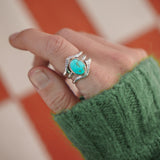 Wild Heart Stacker Ring in Sonoran Mtn Turquoise (Size 8)