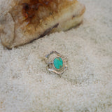 Wild Heart Stacker Ring in Sonoran Mtn Turquoise (Size 9)