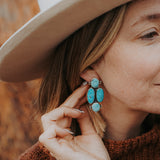 Stud Earrings in Blue Ridge Turquoise