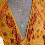 Dainty Lariat in Whitewater Turquoise