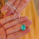 Dainty Lariat in Whitewater Turquoise