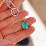 Dainty Lariat in Whitewater Turquoise