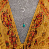 Dainty Lariat in Egyptian Turquoise