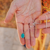 Dainty Lariat in Egyptian Turquoise